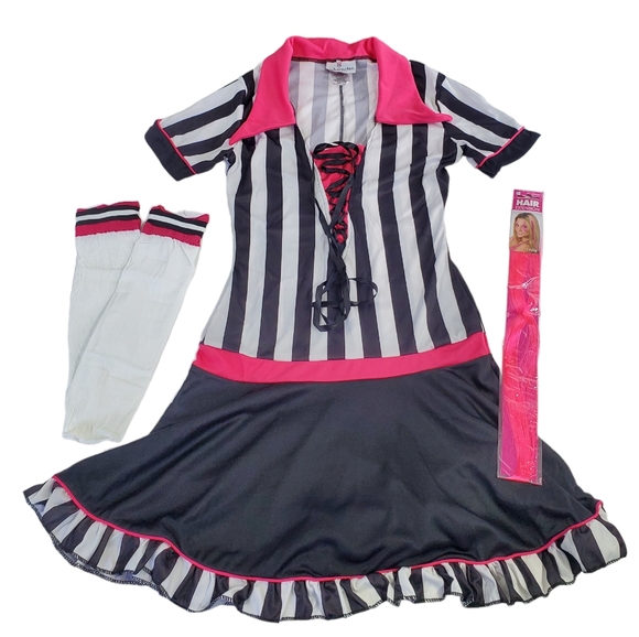 In Charter Costumes Racy Referee Costume Halloween Junior Size M (5-7) - Picture 4 of 16